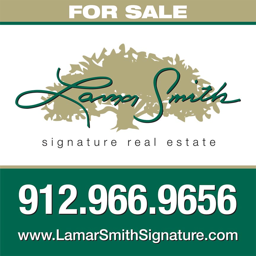 Lamar Signature Real Estate yard signs
